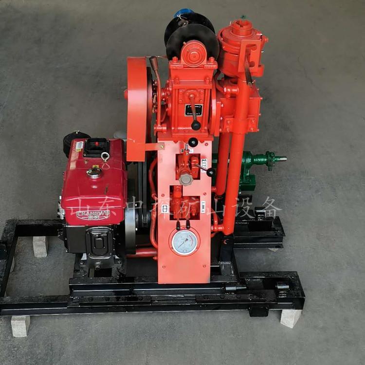 现货立式液压50勘探打孔机山地岩心钻机设备家用小型钻井设备
