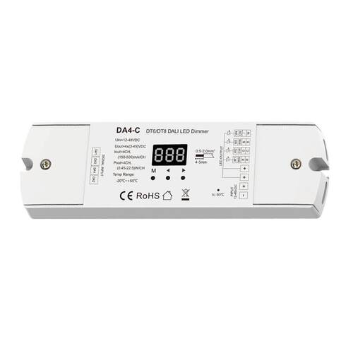 DA4-CDC12-48V4x(0.45-22.5)WDALI4路恒流LED调光器1-4地址