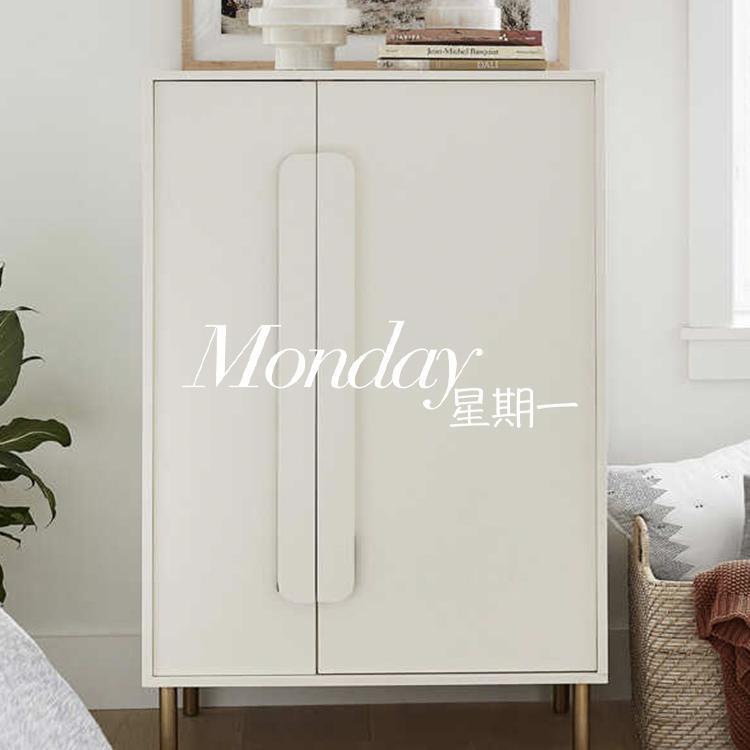 复古北美樱桃木原木家用主卧室儿童单双门组合衣柜衣橱储物抽屉柜