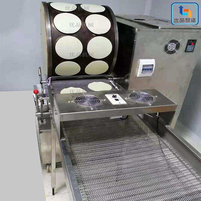 优品烤鸭饼皮机小型家用商用全自动烤鸭饼机烤鸭专用饼机