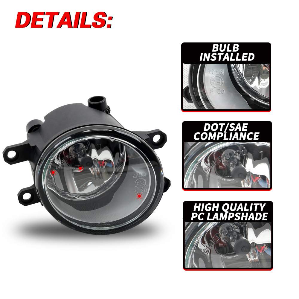 适用丰田08/09年款Allion Premio 前防雾灯总成 日间行车灯 杠灯