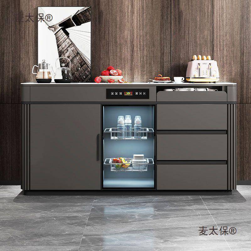 客厅茶吧机2022新款家用全自动餐边柜一体台式桌面带消毒麦太保