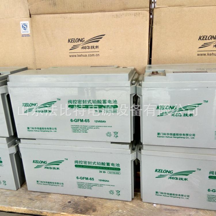 科华蓄电池6-GFM-65-YT含税运12V65AH计算机机房科华6-GFM-65