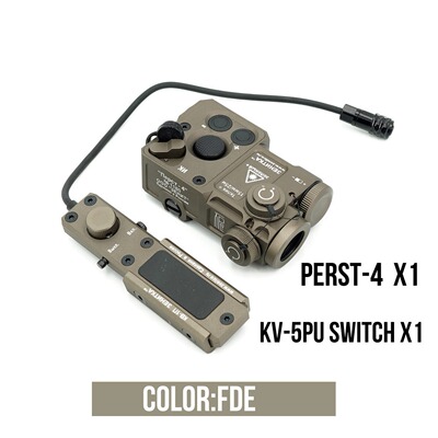 Sotac 全金属 CNC 阳极 泽宁特PERST-4镭射指示器 绿+IR户外头灯