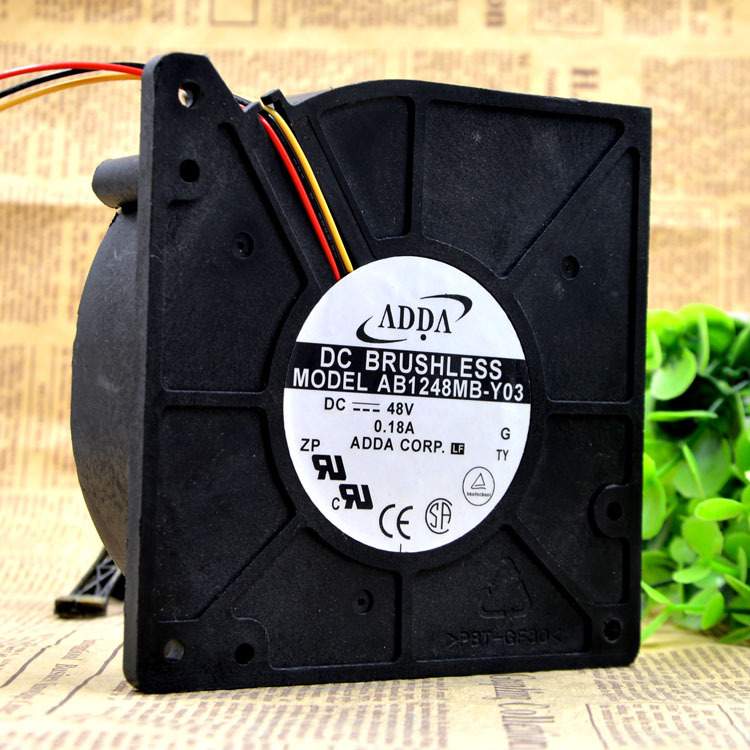 ADDA 协喜 AB1248MB-Y03 12CM 12032 48V 0.18A 涡轮 离心 鼓风机