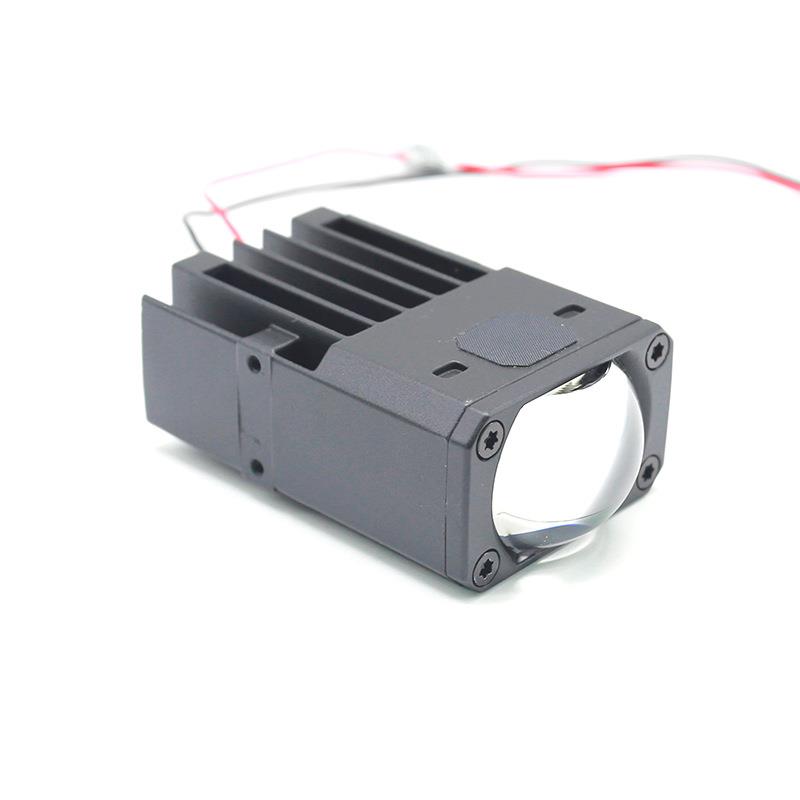 高亮汽车前照大灯改装LED矩阵透镜大灯远近光格栅灯雾灯模组LENS