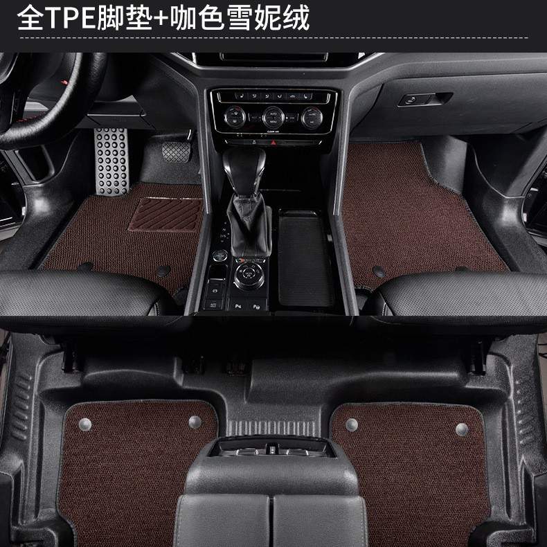 高端TPE汽车脚垫全包围脚垫双层脚垫适用于千款车型五座车