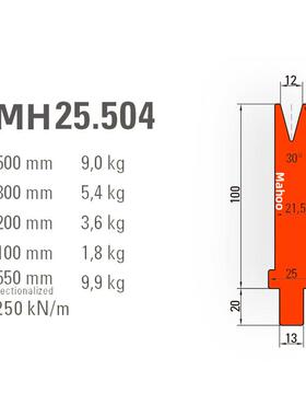 德国通快折弯机模具10年老厂专注TRUMP折弯上下模P120-v12-30