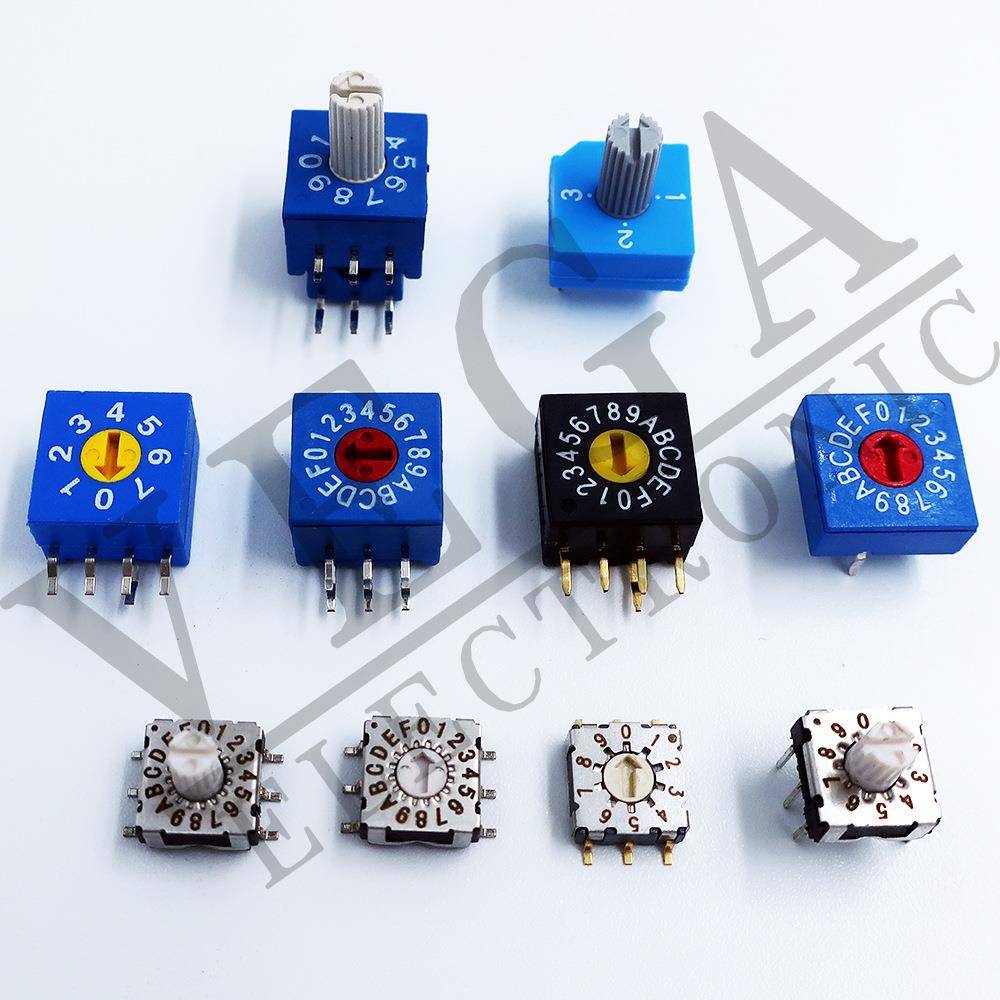 8421BCD码旋转编码开关原厂直销，专业生产，DIP拨码开关款式齐全