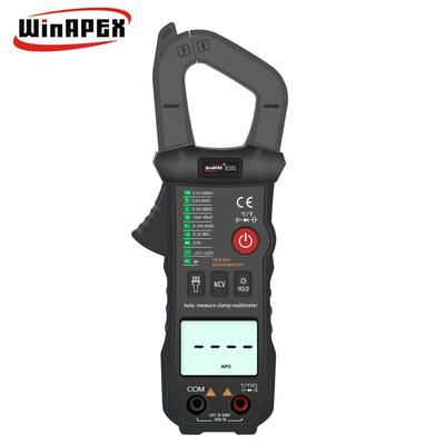 WinAPEX8201(傻瓜钳表)显示:6000电容温度二极管交流电流