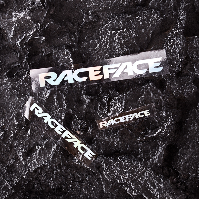 自行车贴纸公路车赛脸RACEFACE小贴纸车架贴纸装饰座杆贴涂装翻新
