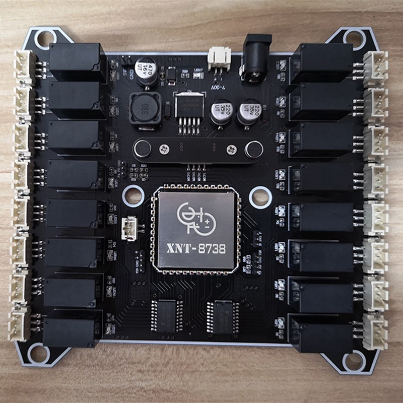 XNT-8738-16RELAY语音识别16路继电器模块 双麦降噪10米远场拾音
