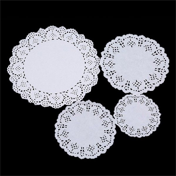 200PCS Home Party Birthday Kitchen Lace Paper