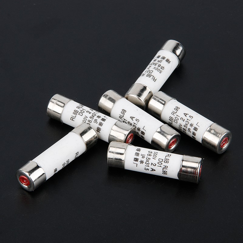 极速沪丰螺旋式熔断器RL8B RL98-16 8.5x31.5mm 陶瓷保险丝管500V