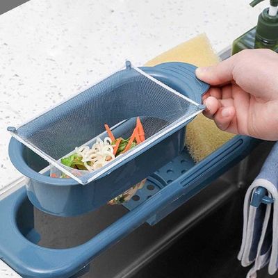 Kitchen Sink Caddy Sink Strainer HolderTelescopic Sink