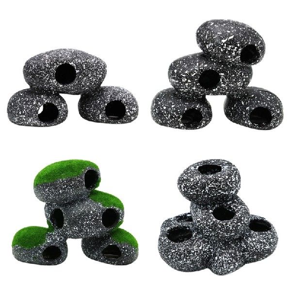 Aquarium Cave Decorations Betta Hideout Fish Tank