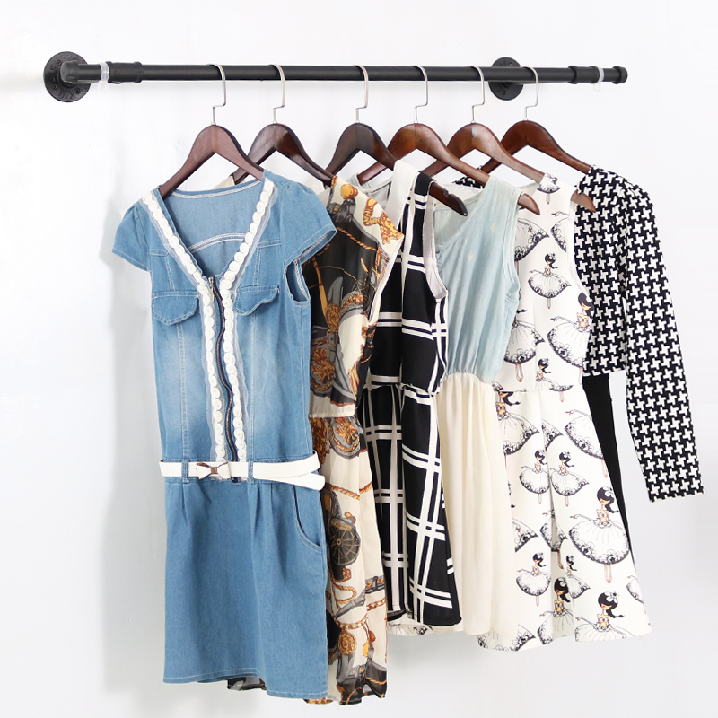 阳台固定式晾衣杆加厚免打孔耐用户外支架可调节侧墙顶挂凉衣架子