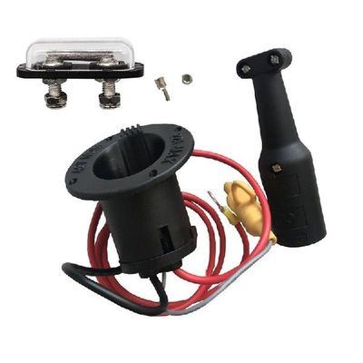 48V Charger Cord Plug & Charger Receptacle for Club Car DS
