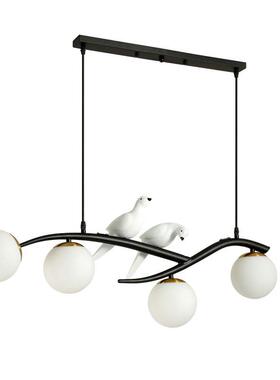 餐厅吊灯2020年新款北欧风格小鸟简约现代饭厅灯创意餐桌吧台吊灯