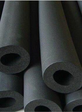 厂家太阳能橡塑黑色泡沫保温管PPR水管保温棉加厚防冻材料