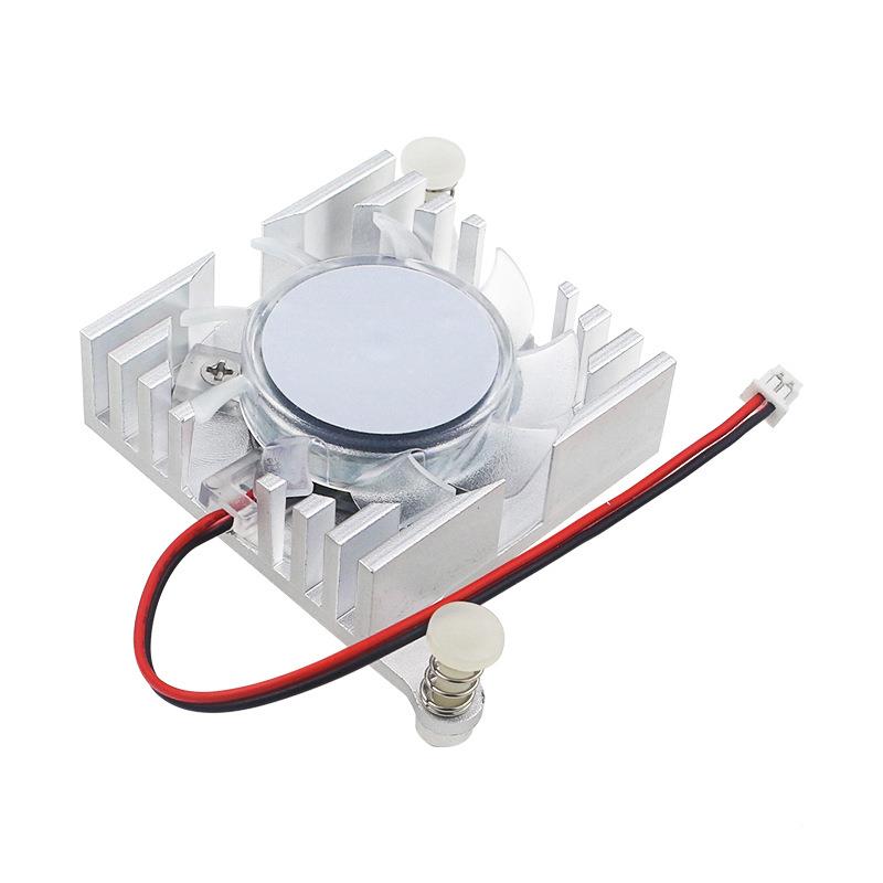 香橙派5PlusMES制a散热片Ornge一Pi5Plus主铝板散热器带风扇体式