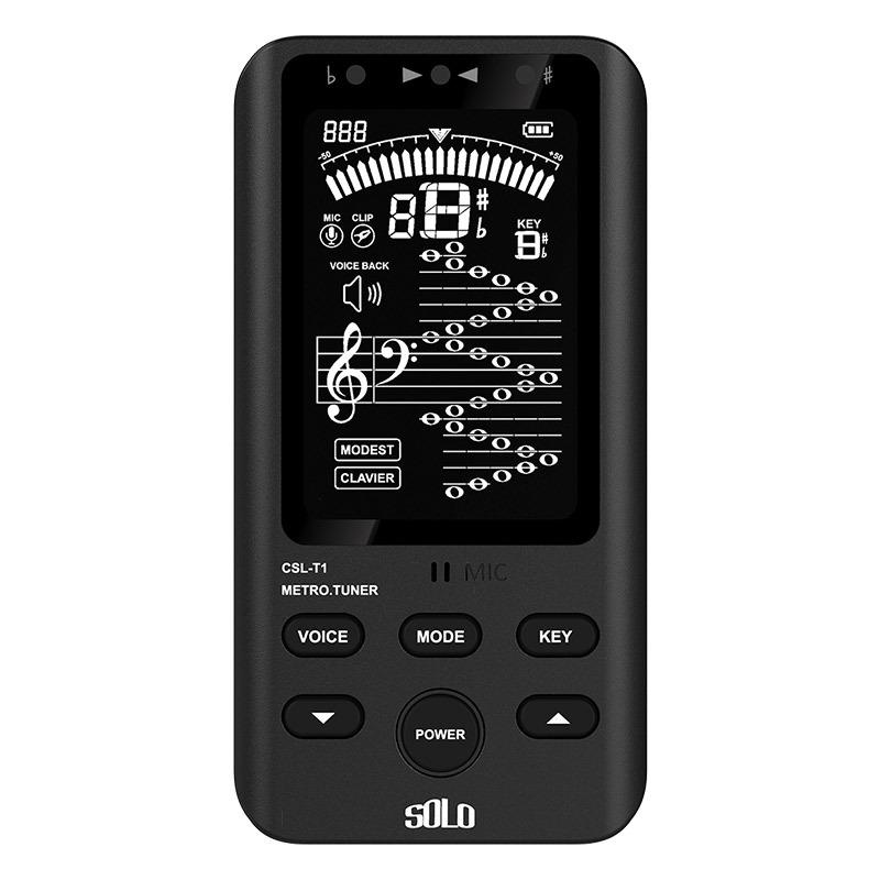 SOLO音准仪吉他调音器小提琴二胡萨克斯管乐乐器专用定音器校音