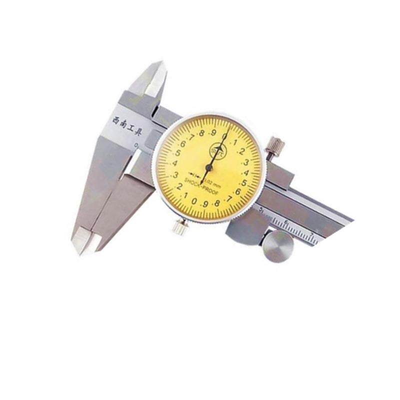 0-150MM/0-200MM/0-300X0.02不锈钢加硬销售带表卡尺