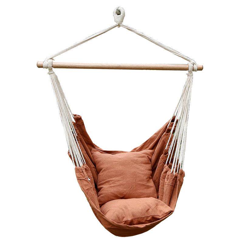 宿舍吊椅大学生寝室多功能秋千加厚帆布单人椅摇篮室内可拆卸吊床