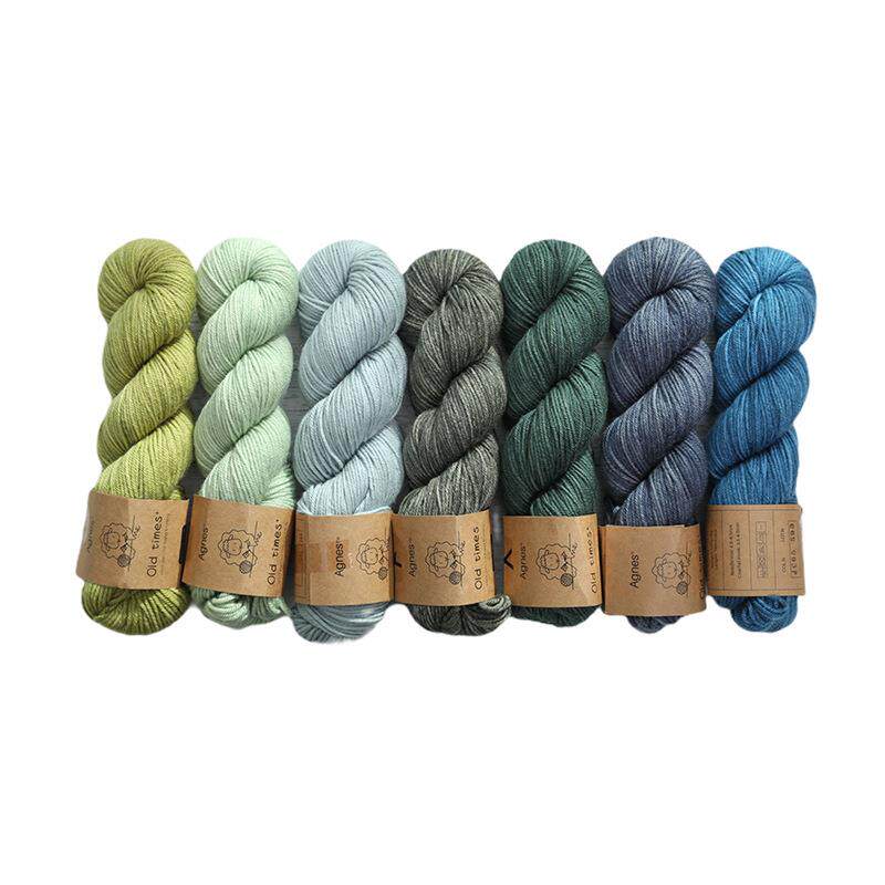 十刻Agnes旧时光厂家直销中粗美利奴柔软羊毛线手工编织材料包