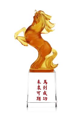 马年马到成功合金属摆件生肖金马吉祥物礼品客厅公司年会新年礼物