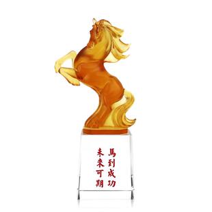 马年马到成功合金属摆件生肖金马吉祥物礼品客厅公司年会新年礼物