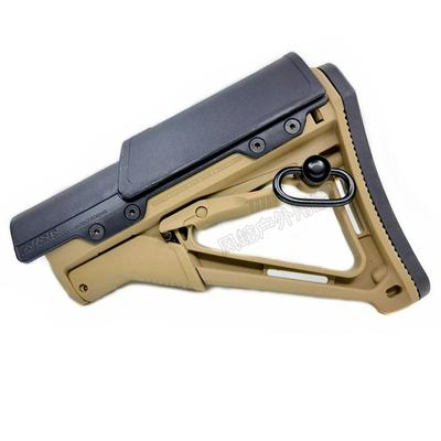 CTR尼龙后托加厚版配托腮板金属托芯适配M4司马司骏激趣等