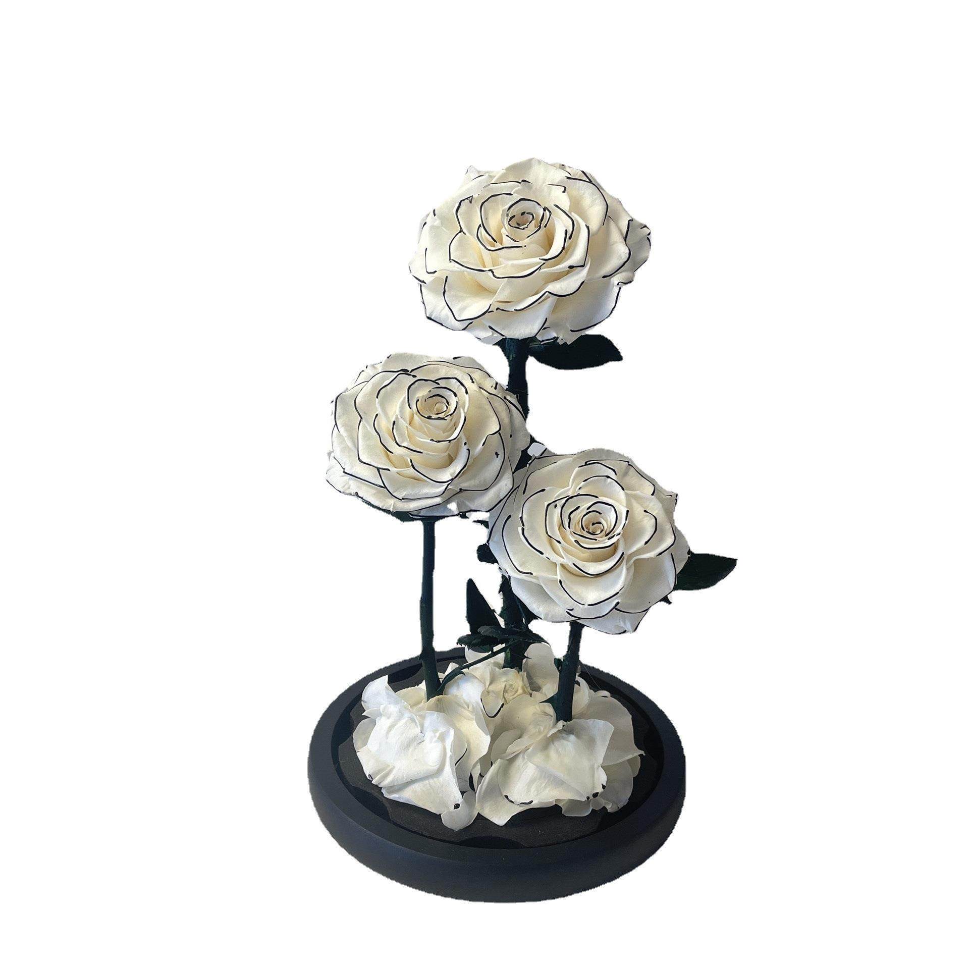 云南轻奢情人节教师节礼物多款永生花玻璃罩制品礼盒成品,家居饰品,餐桌花艺,淘宝优惠券,粉丝福利购,淘宝优惠卷