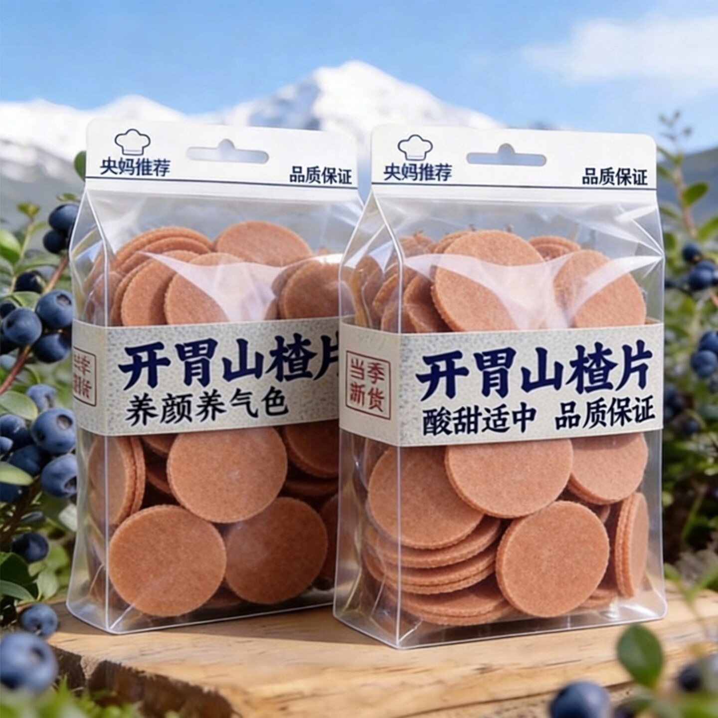 正宗蓝莓桑葚山楂片官方旗舰店开胃解腻养颜养气色休闲小零食原味