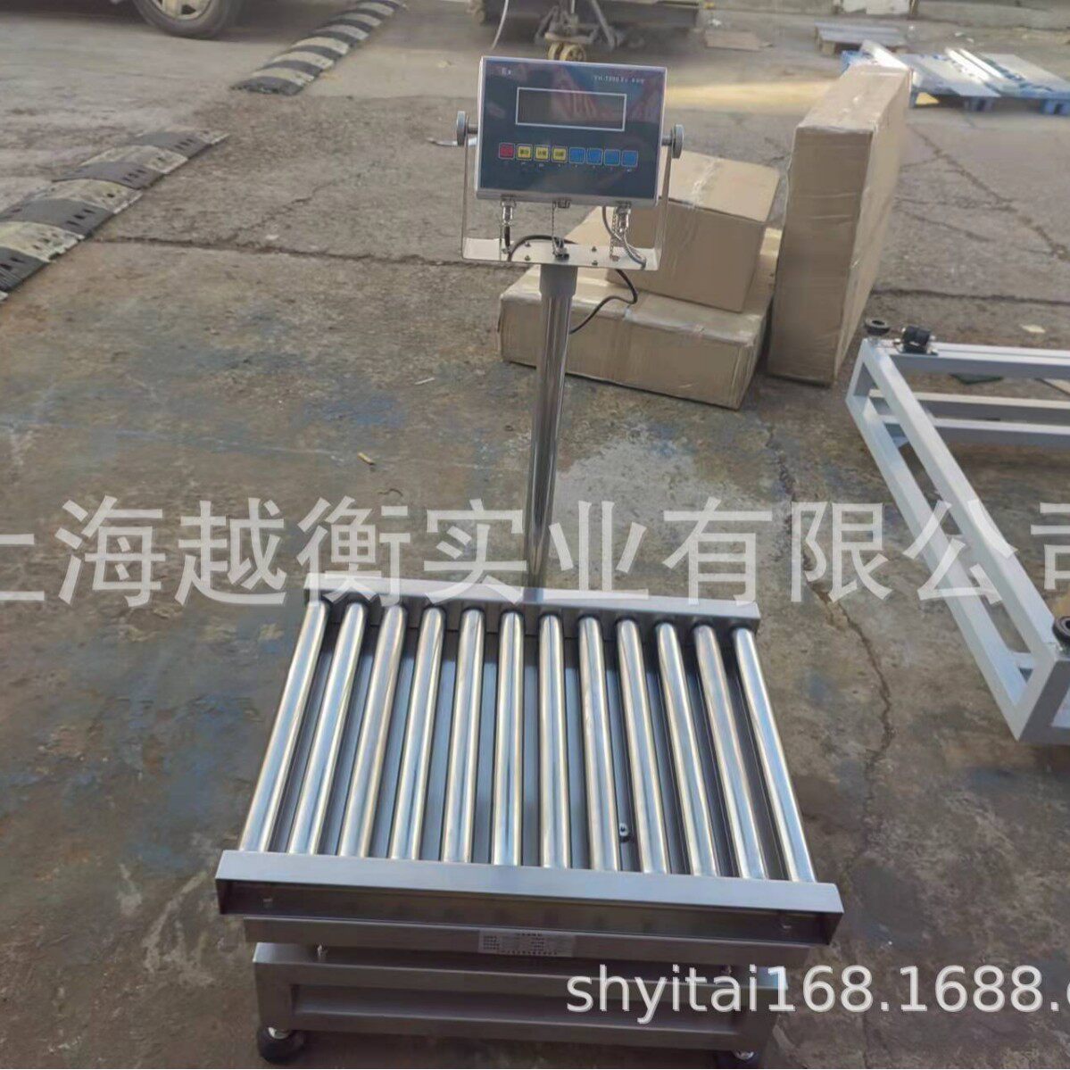 防爆滚筒秤价格 500*600mm尺寸20kg 流水线电子滚筒称