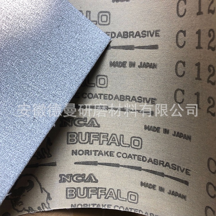 供应野牛NCA C-J61软布涂层砂带 铝锌铜合金 不锈钢精抛带