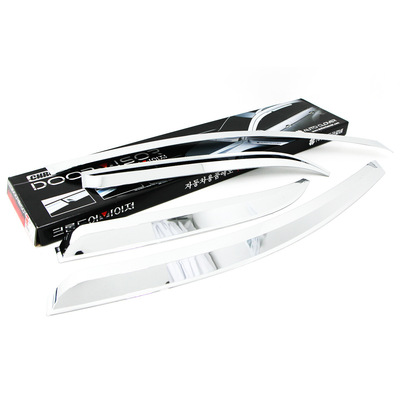 AUTO CLOVERFor MorningChrome Door Visor 电镀晴雨挡改装用