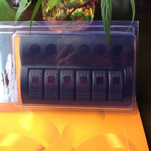 游艇配件 改装车 房车改装 驾驶台组合开关铝面板 PN-LF6Z