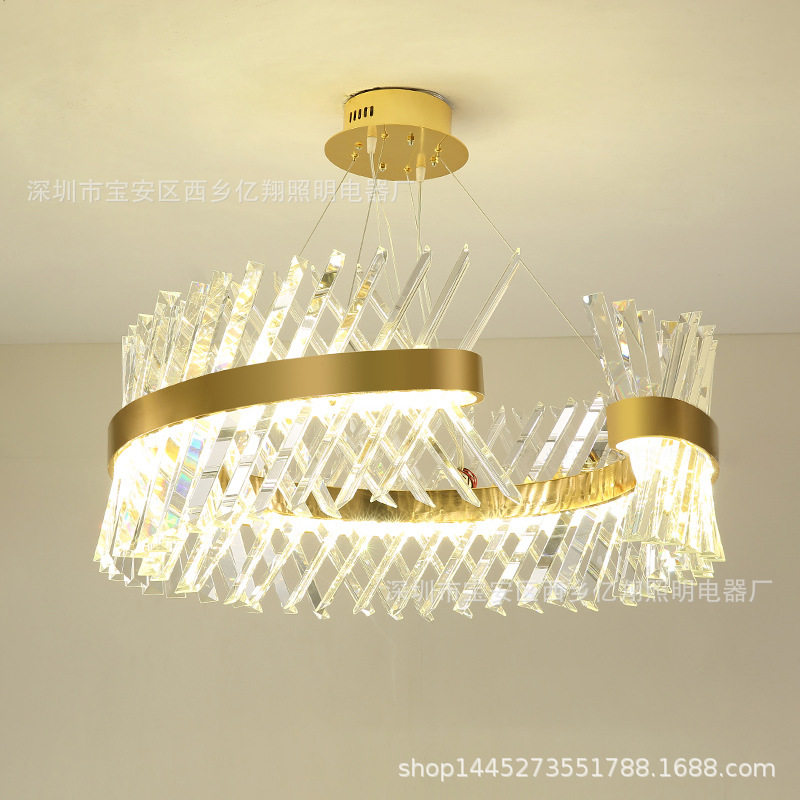 后现代港式风格灯具客厅水晶装饰吊灯设计师个性样板房餐厅吊灯
