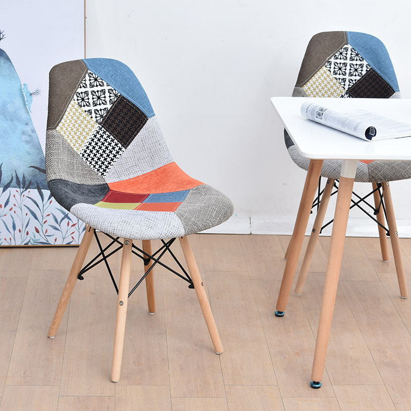 美式简约现代轻奢单人沙发椅北欧小户型客厅阳台卧室布艺休闲椅子