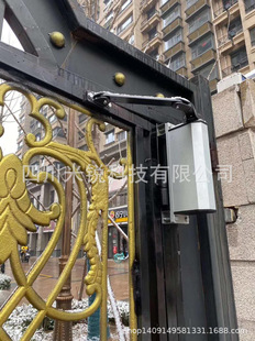 彭州小区侧装电动开门机 什邡曲臂开门器 刷卡电动闭门器厂家批发