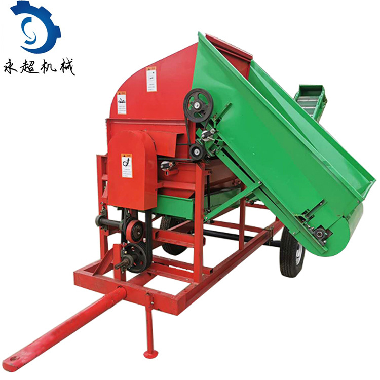 塞内加尔新型花生摘果机干湿两用花生脱果机农用花生秧果分离机