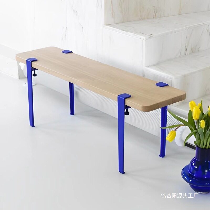 免打孔可拆卸金属餐桌脚支架