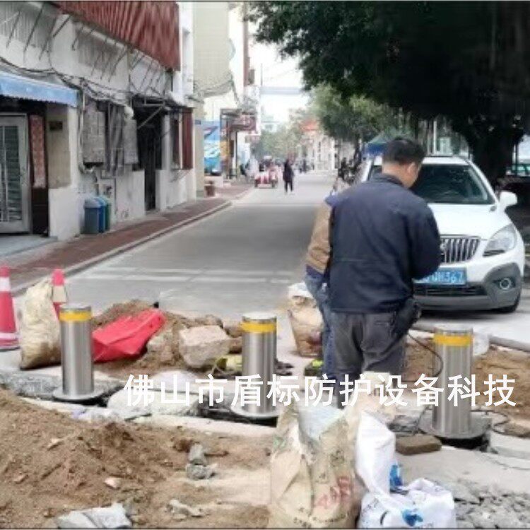 成品学校防冲撞警示桩硬质安全防护柱道路隔离移动加厚挡车路桩
