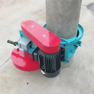 抱箍式管柱切桩机 工地混凝土桩切割机 400型卡箍式锯桩机