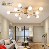 创意卧室吸顶灯 现代简约北欧个性 餐厅书房铁艺客厅灯ins风灯具