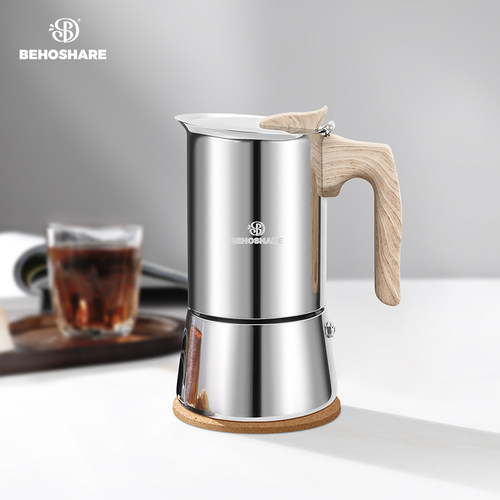 不锈钢摩卡壶家用小型意式咖啡壶