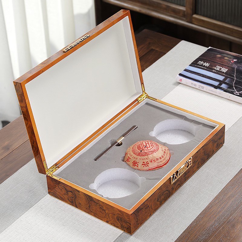 100g沱茶包装盒200g下关沱茶礼盒空盒六堡茶通用装普洱茶木盒