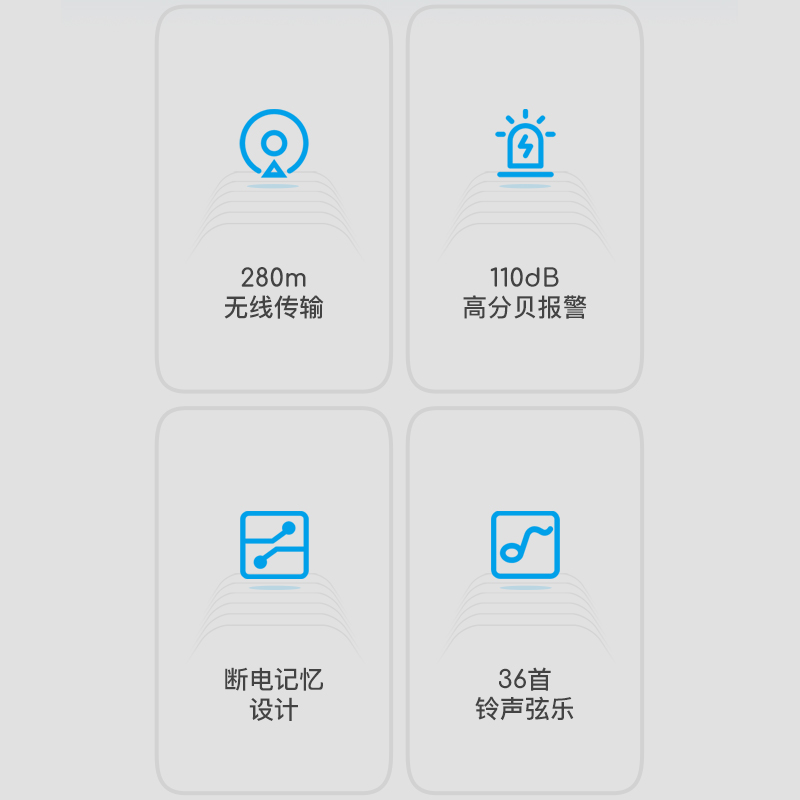 看店神器欢迎光临门铃感应器便利店超市红外探测无线两件式迎宾器