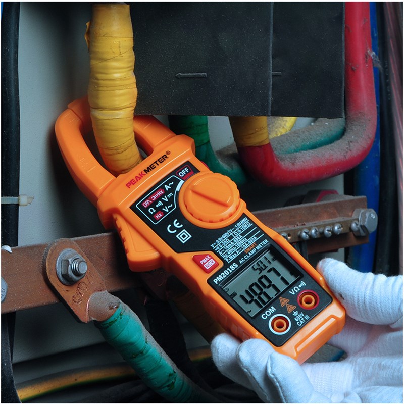 华谊PM2018S智能万用表钳形表智能全自动万能表电工高精度钳型表